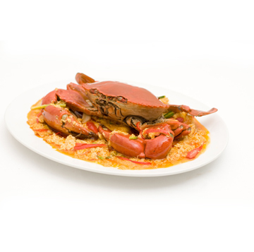 Fried curry crab