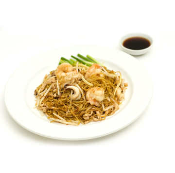 Fried Rice Noodle with Seafood in Thick Gravy / Fried Egg Noodle in Fukkien Style