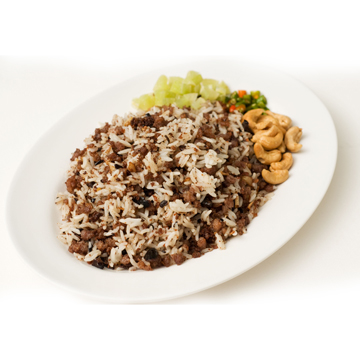 Fried rice with salted olive and minced pork