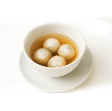 Sesame dumplings in ginger syrup